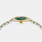 Millenyium Women Quartz Green Dial Stainless Steel Watch VE5K00426