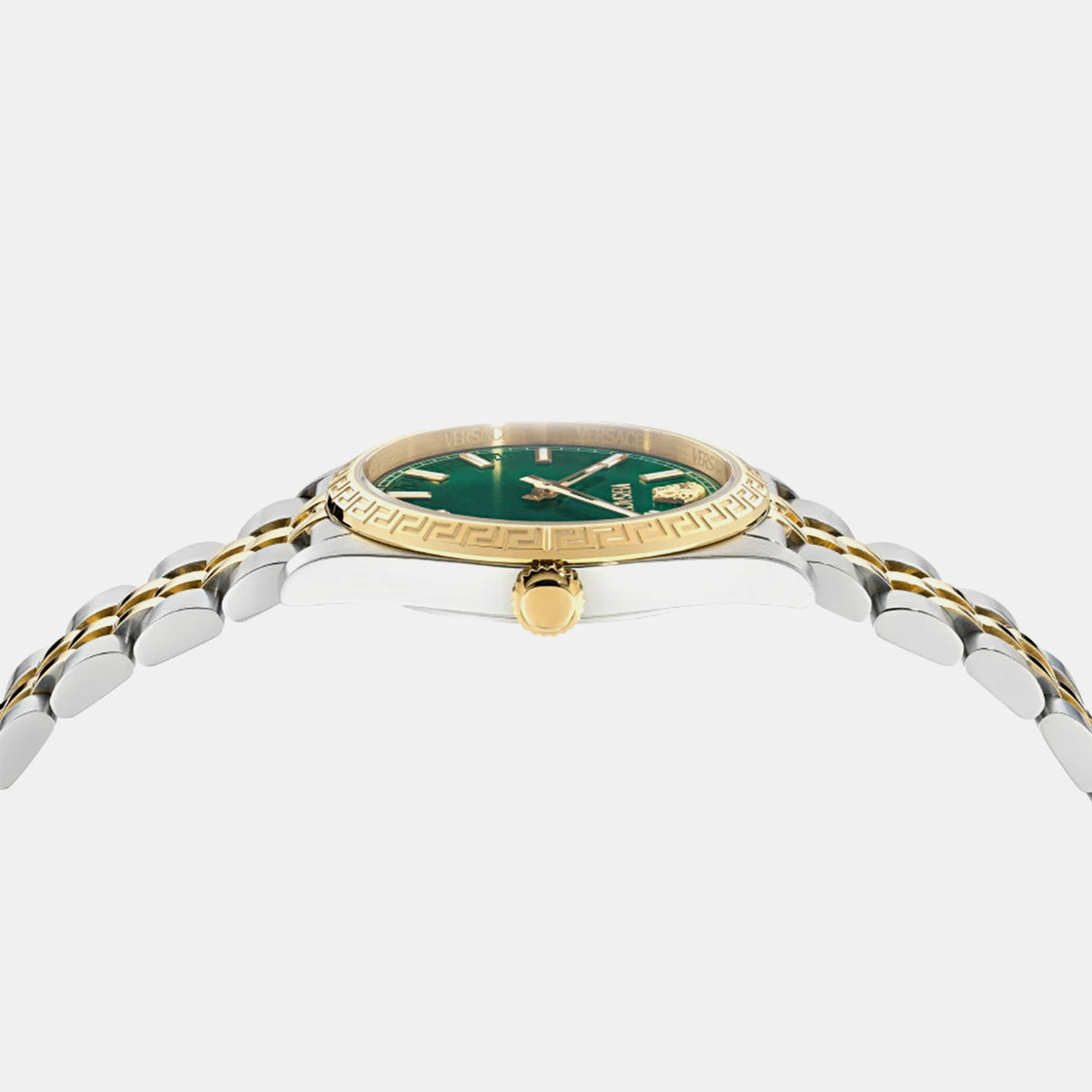 Millenyium Women Quartz Green Dial Analog Stainless Steel Watch VE5K00426