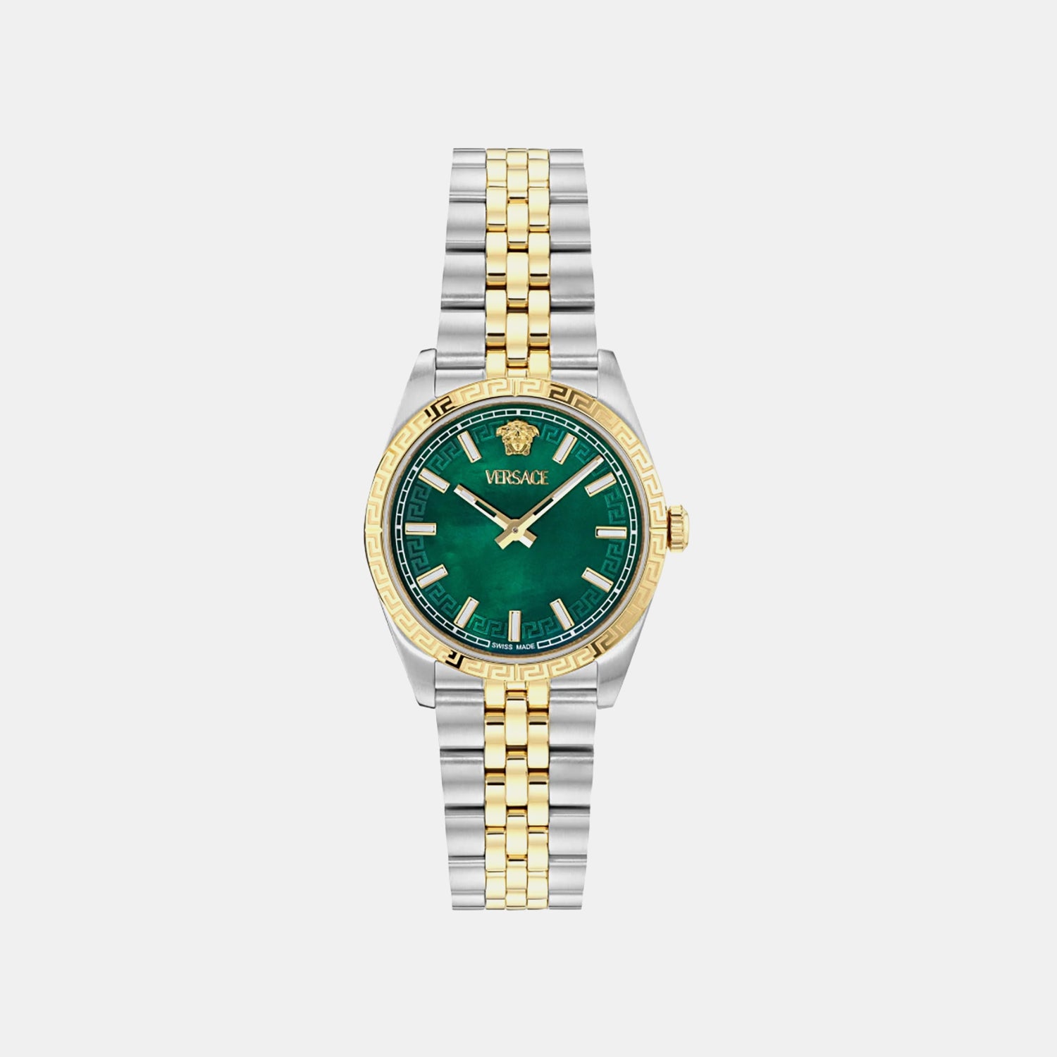 Millenyium Women Quartz Green Dial Stainless Steel Watch VE5K00426
