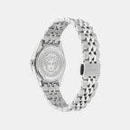 Millenyium Greca Women Quartz Black Dial Analog Stainless Steel Watch VE5K00526