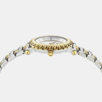 Greca Women Quartz White Dial Analog Stainless Steel Watch VE5L00526
