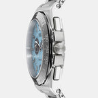 Greca Men Quartz Blue Dial Analog Stainless Steel Watch VE5N00226