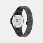 Men Quartz Black Dial Chronograph Stainless Steel Watch VE5N00526