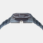 Millenyium Men Quartz Blue Dial Analog Stainless Steel Watch VE5P00126