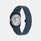Millenyium Men Quartz Blue Dial Analog Stainless Steel Watch VE5P00126