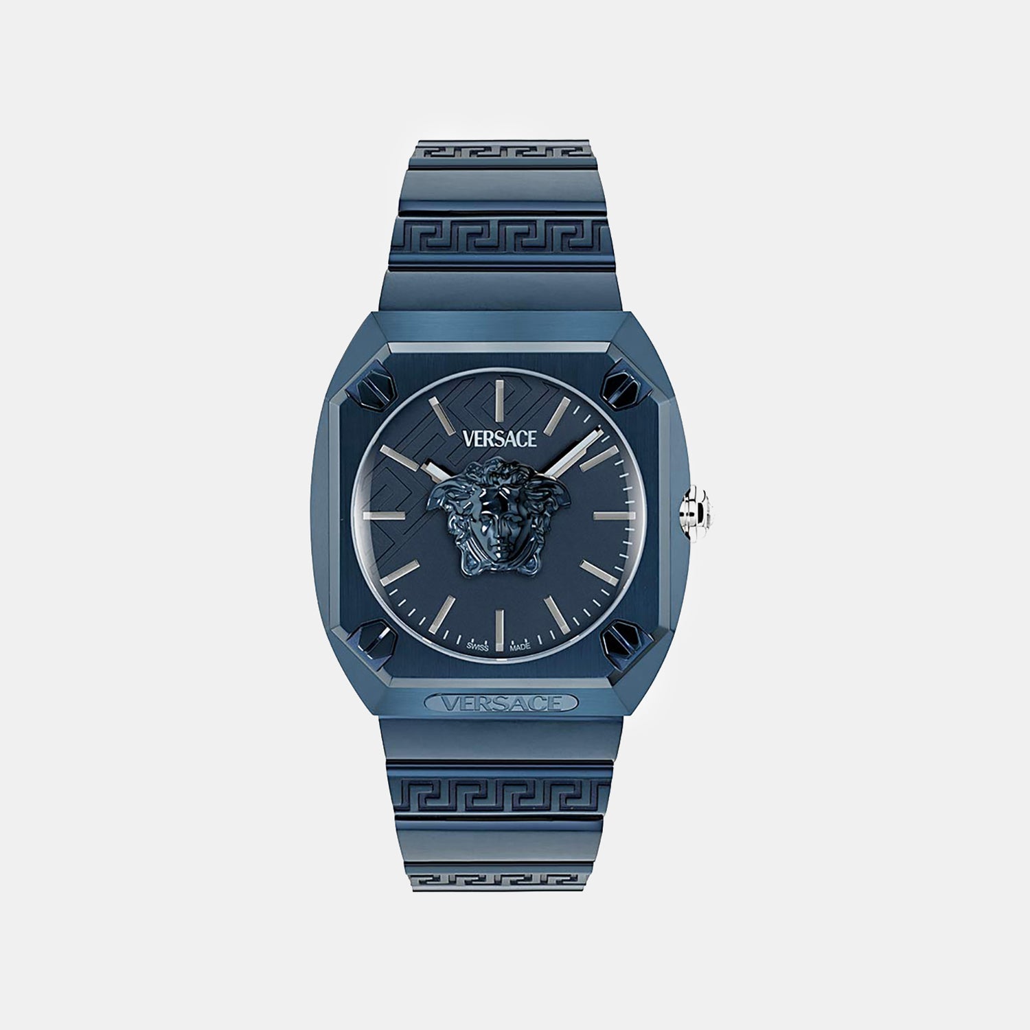 Millenyium Men Quartz Blue Dial Analog Stainless Steel Watch VE5P00126