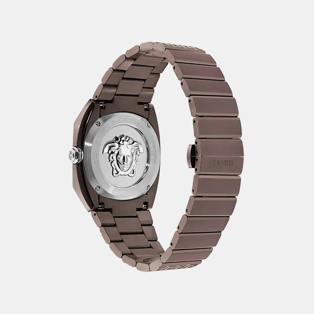 Medusa Antares Men Quartz Brown Dial Analog Stainless Steel Watch VE5P00426