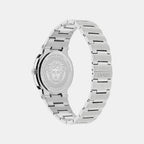 Men Quartz Blue Dial Analog Stainless Steel Watch VE5Q00326