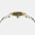 Greca Men Quartz Green Dial Analog Stainless Steel Watch VE5Q00526