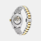 Men Automatic Green Dial Analog Stainless Steel Watch VE5R00226