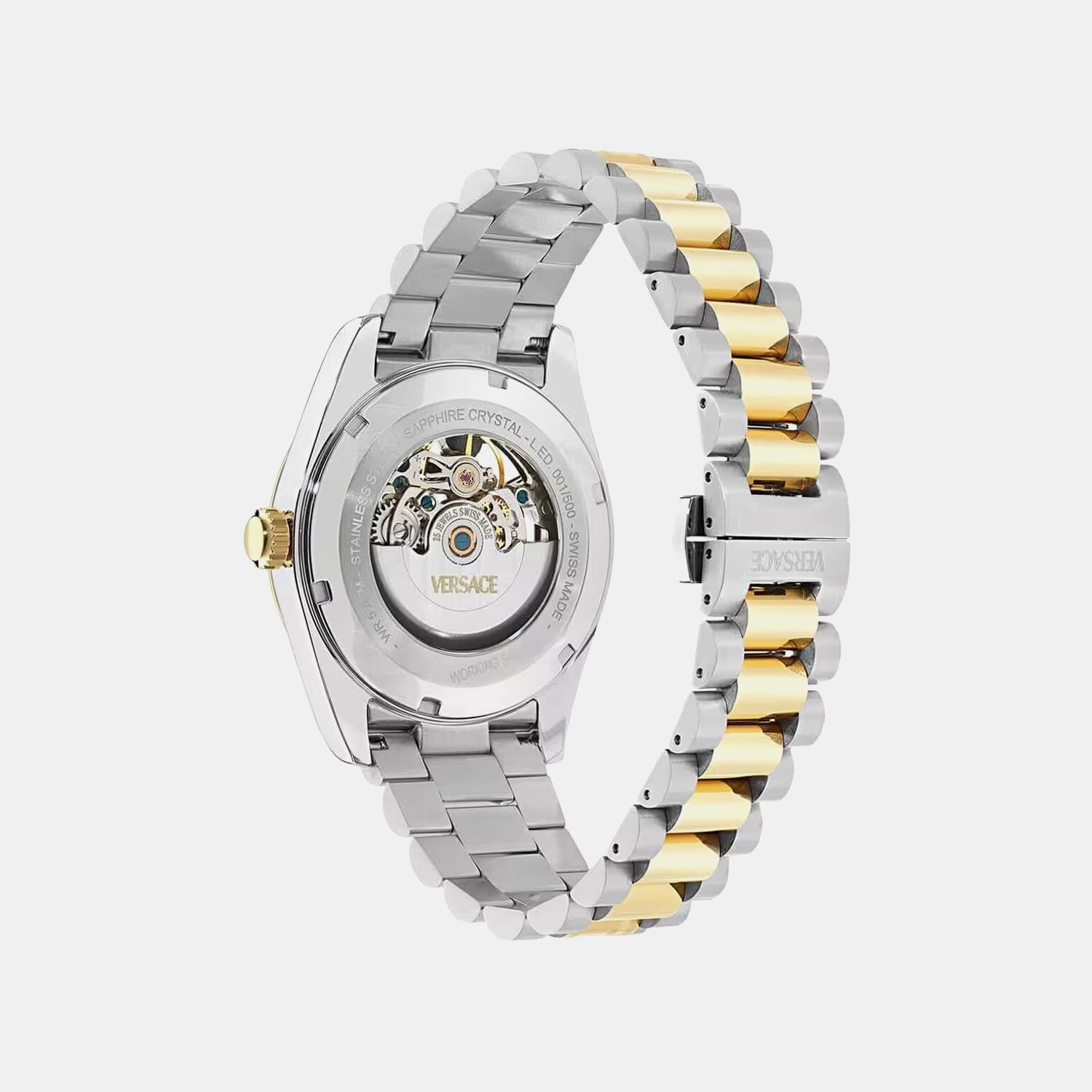 Men Automatic Green Dial Analog Stainless Steel Watch VE5R00226