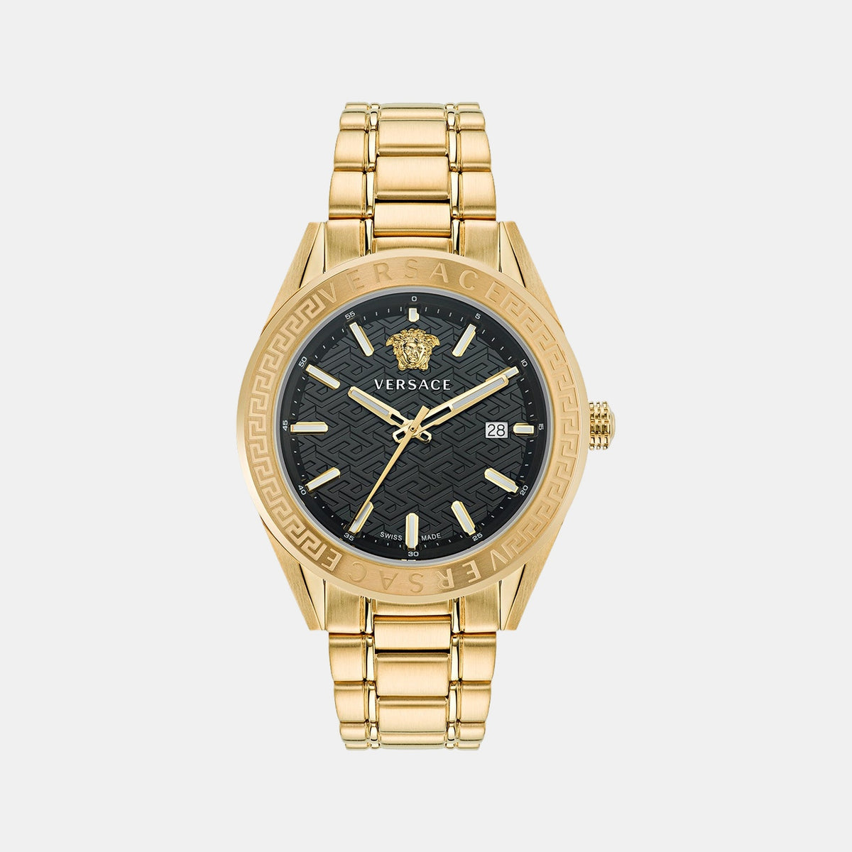 V-Code 3 H.(Wc-6A) Men Quartz Black Dial Analog Stainless Steel Watch VE6A00623