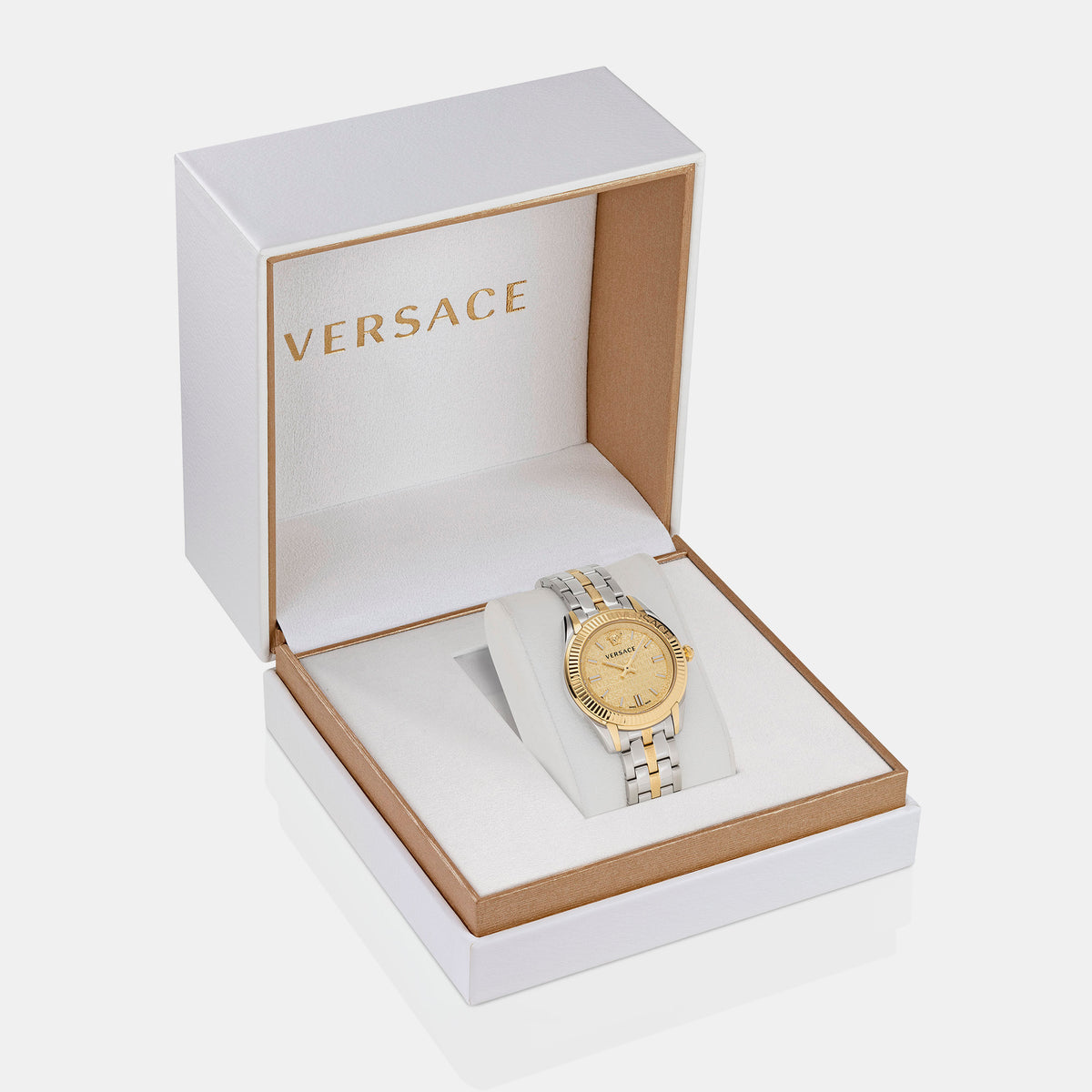 Versace Brass Round watch
