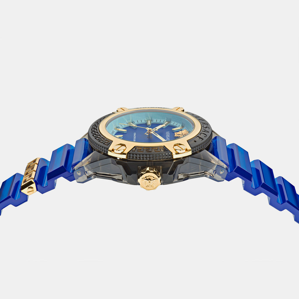 Versace Unisex Round Blue watch