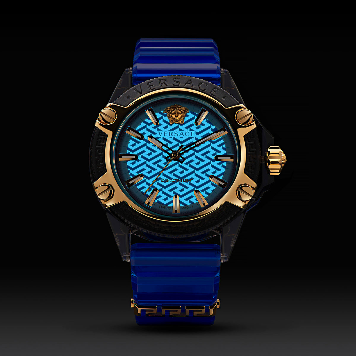 Versace Brass Round watch