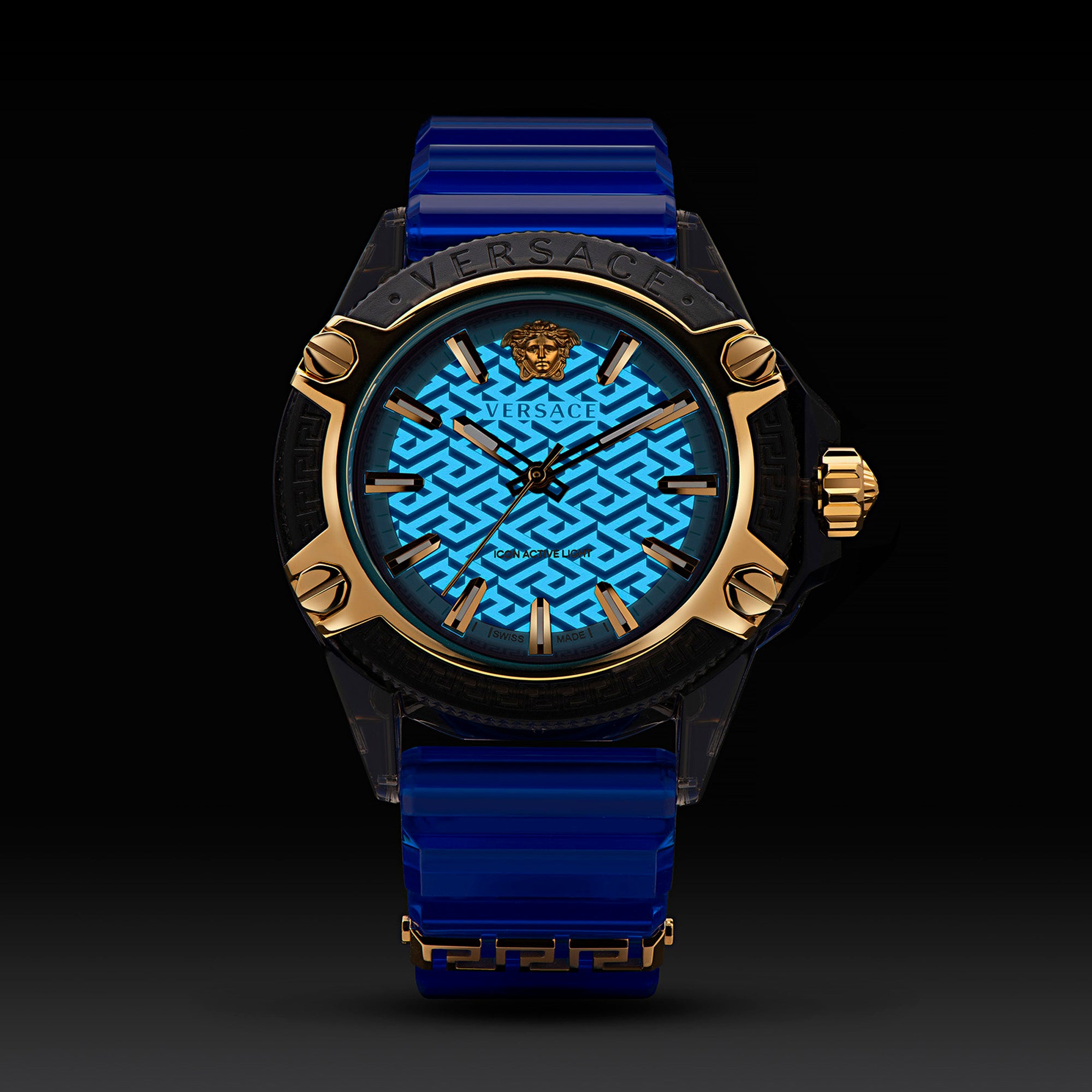 Versace Brass Round watch