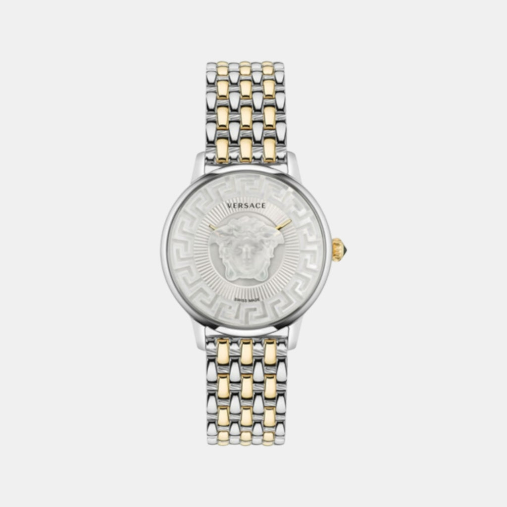 Medusa Alchemy(Wc-6F) Women Quartz Silver Dial Analog Stainless Steel Watch VE6F00423