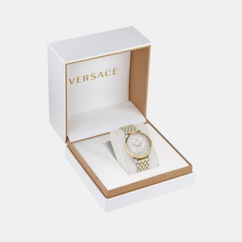 Versace Stainless Steel Round watch