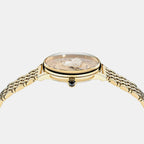Medusa Alchemy(Wc-6F) Women Quartz Gold Dial Analog Stainless Steel Watch VE6F00623