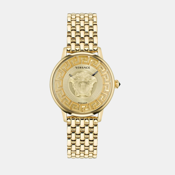 Versace Round Gold Analog watch