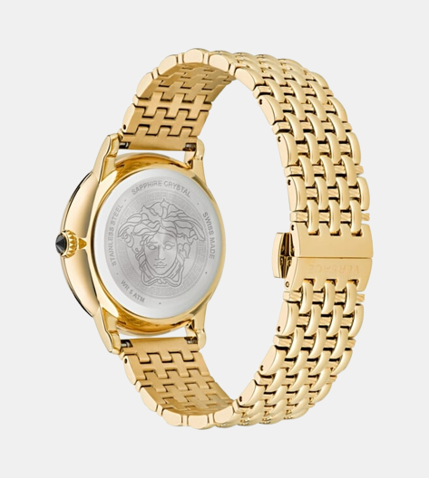 Female Gold Analog Stainless Steel Watch VE6F00623