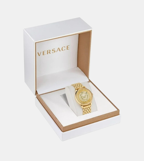 Versace Stainless Steel Round watch