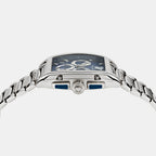 Versace Men Tonneau Blue watch