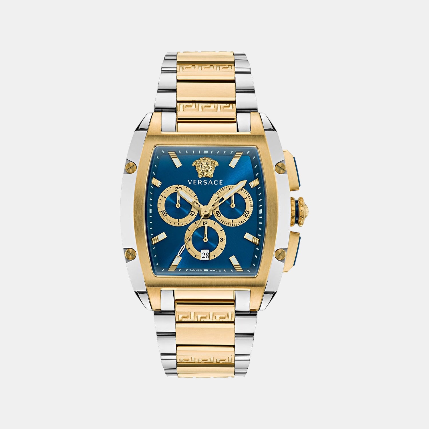 Dominus Men Quartz Blue Dial Chronograph Stainless Steel Watch VE6H00723