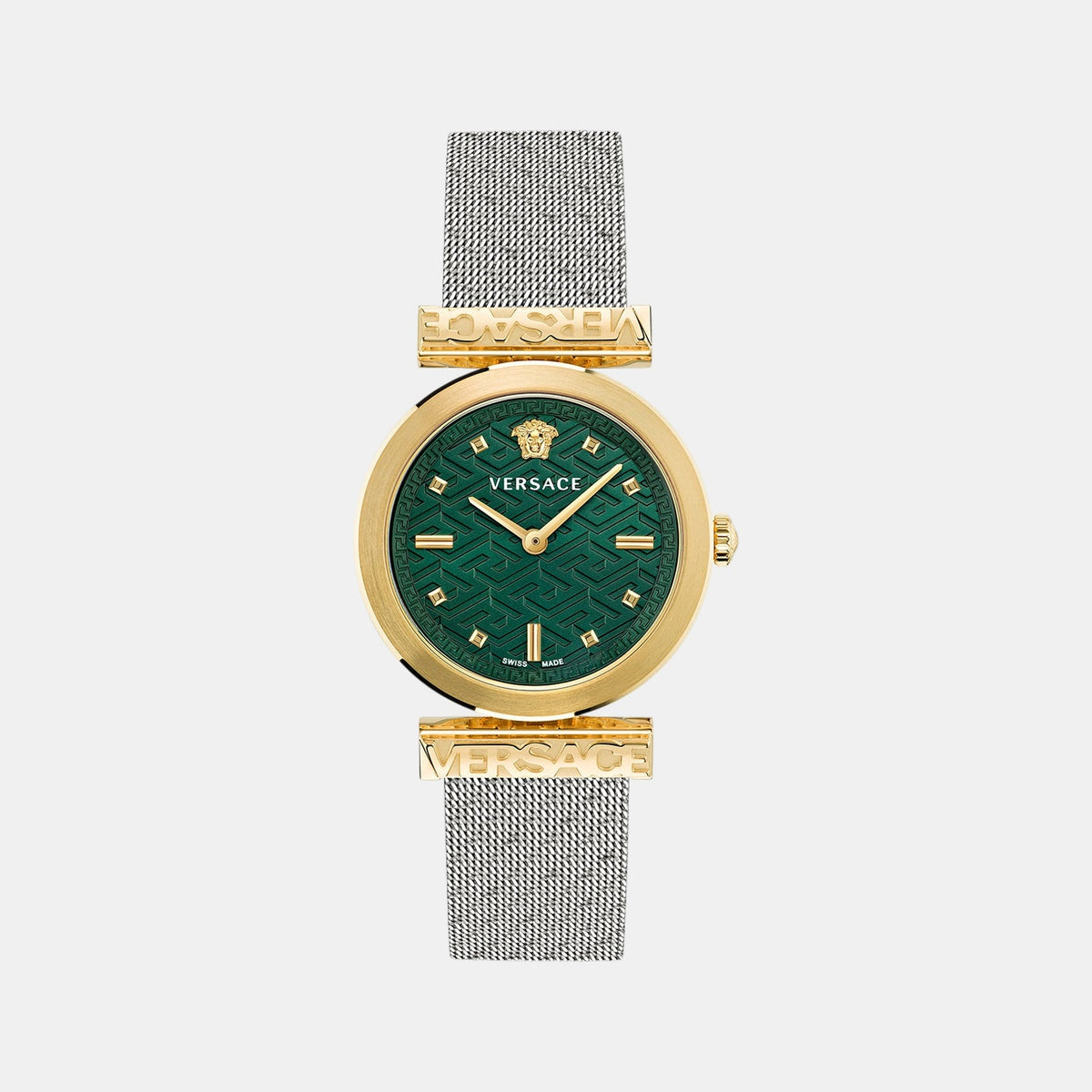 Versace Regalia(Wc-6J) Women Quartz Green Dial Analog Mesh Watch VE6J00623