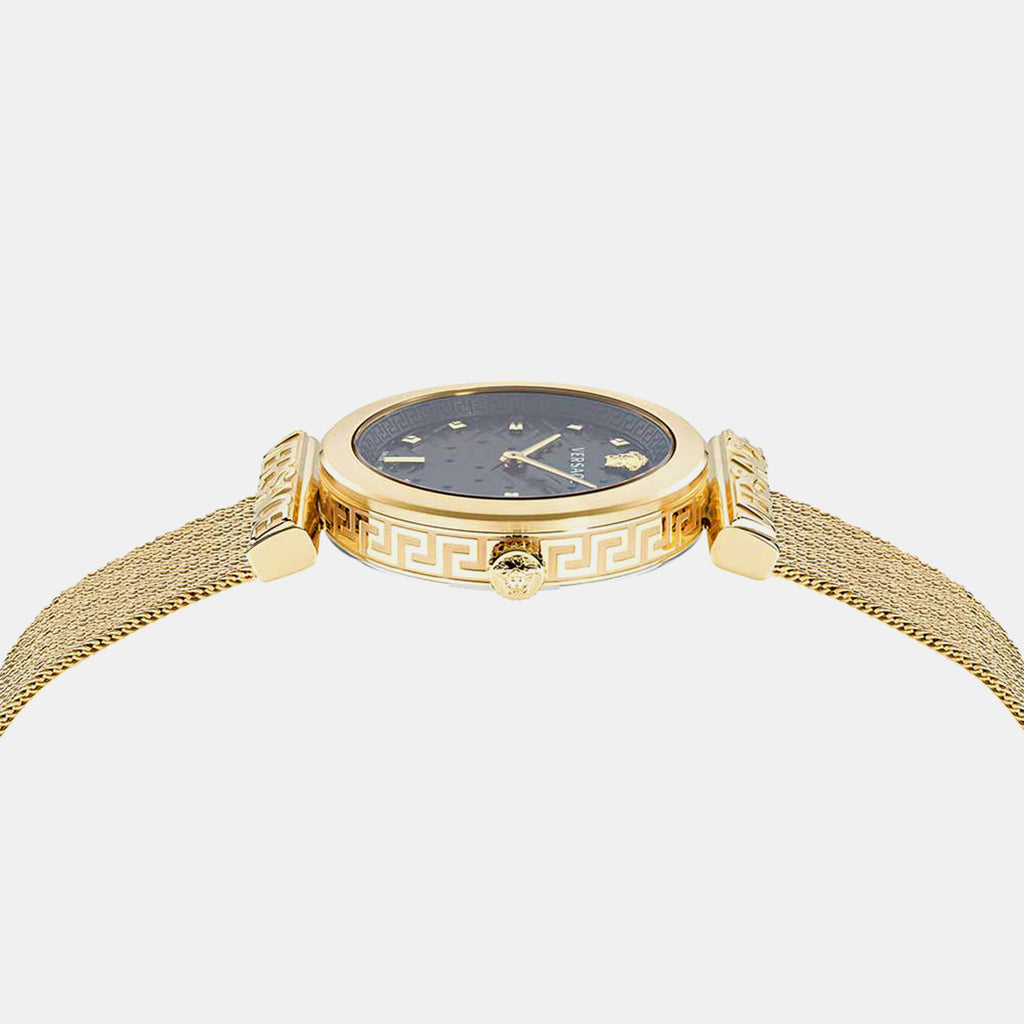 Versace Regalia(Wc-6J) Women Quartz Black Dial Analog Stainless Steel Watch VE6J00723