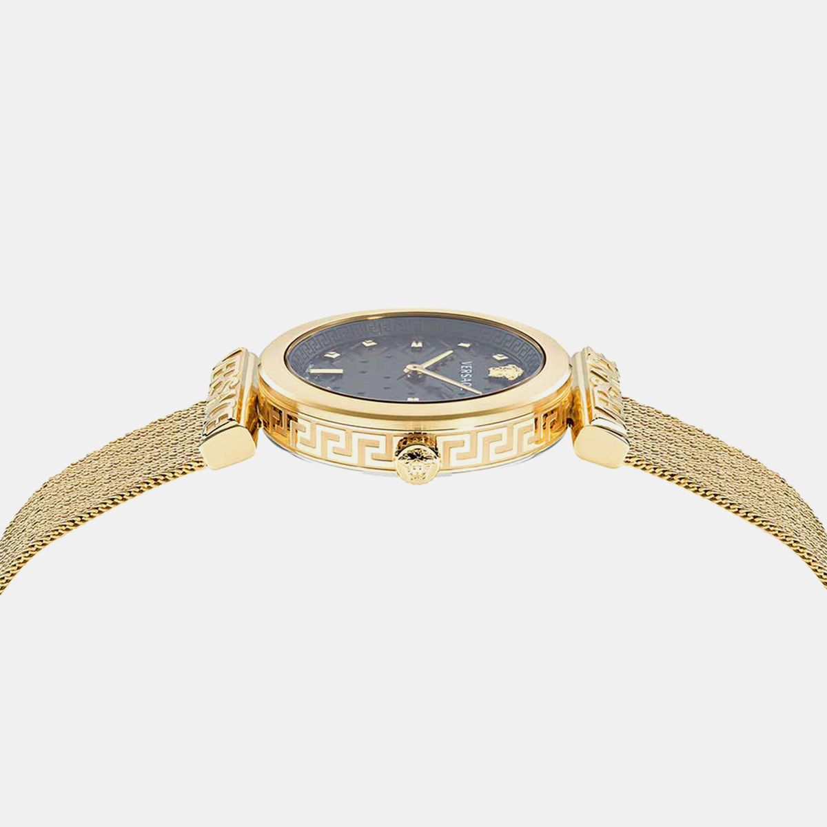 Versace Regalia(Wc-6J) Women Quartz Black Dial Analog Mesh Watch VE6J00723