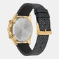 Male Black Chronograph Leather Watch VE6K00123