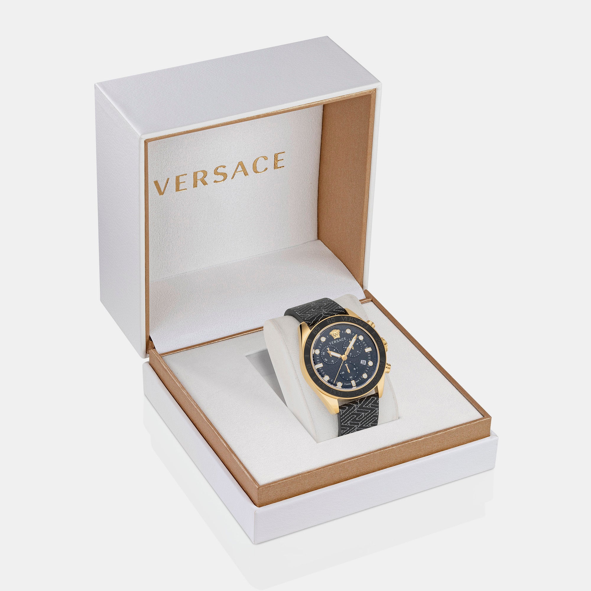 Versace Brass Round watch