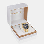 Versace Brass Round watch