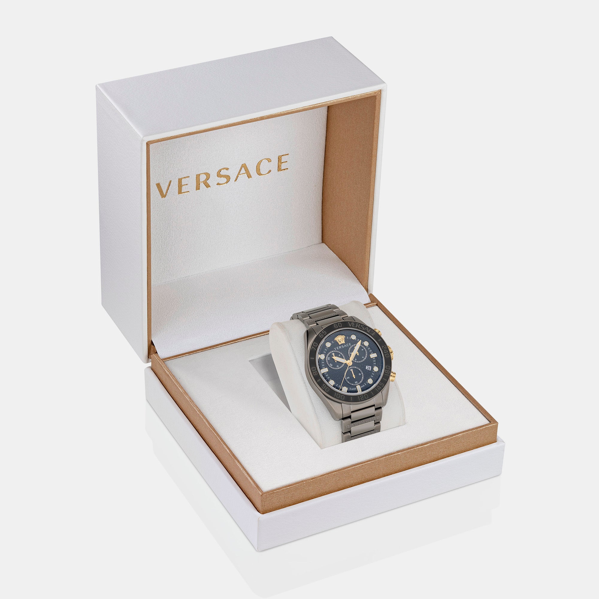 Versace Brass Round watch