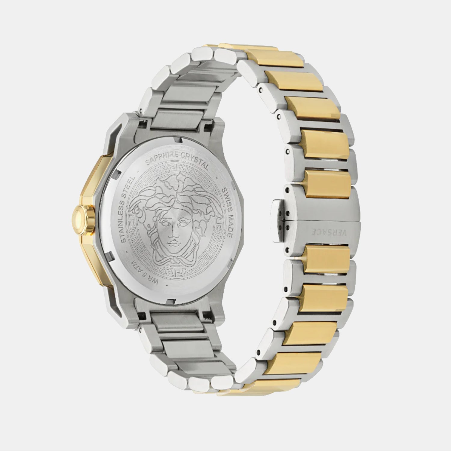 Medusa Deco Women Quartz Silver Dial Analog Stainless Steel Watch VE7B00423