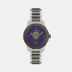 Versace Round Violet Analog watch