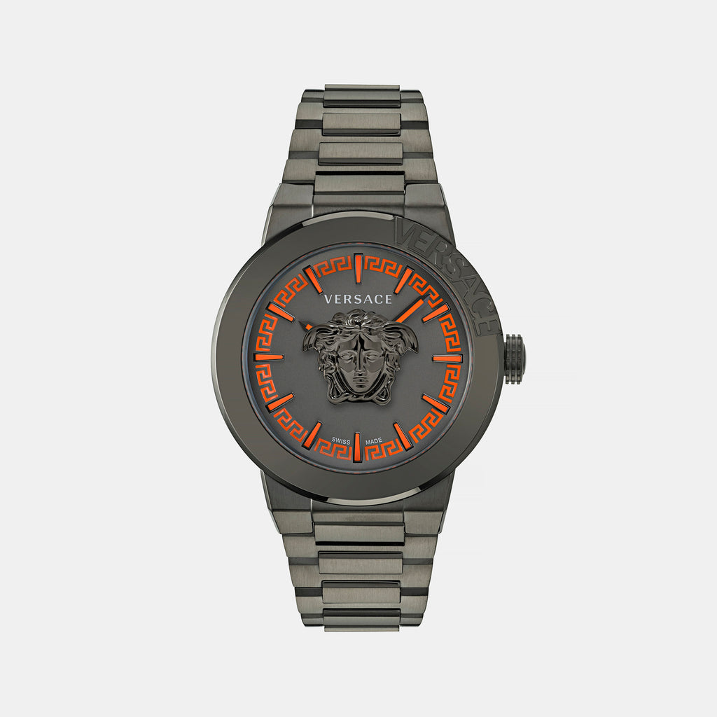 Versace Round Black Analog watch