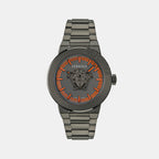 Versace Round Black Analog watch