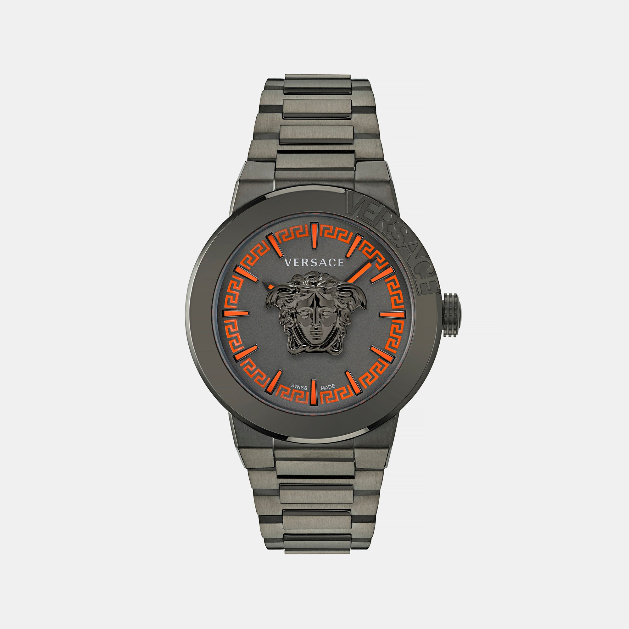 Versace Round Black Analog watch