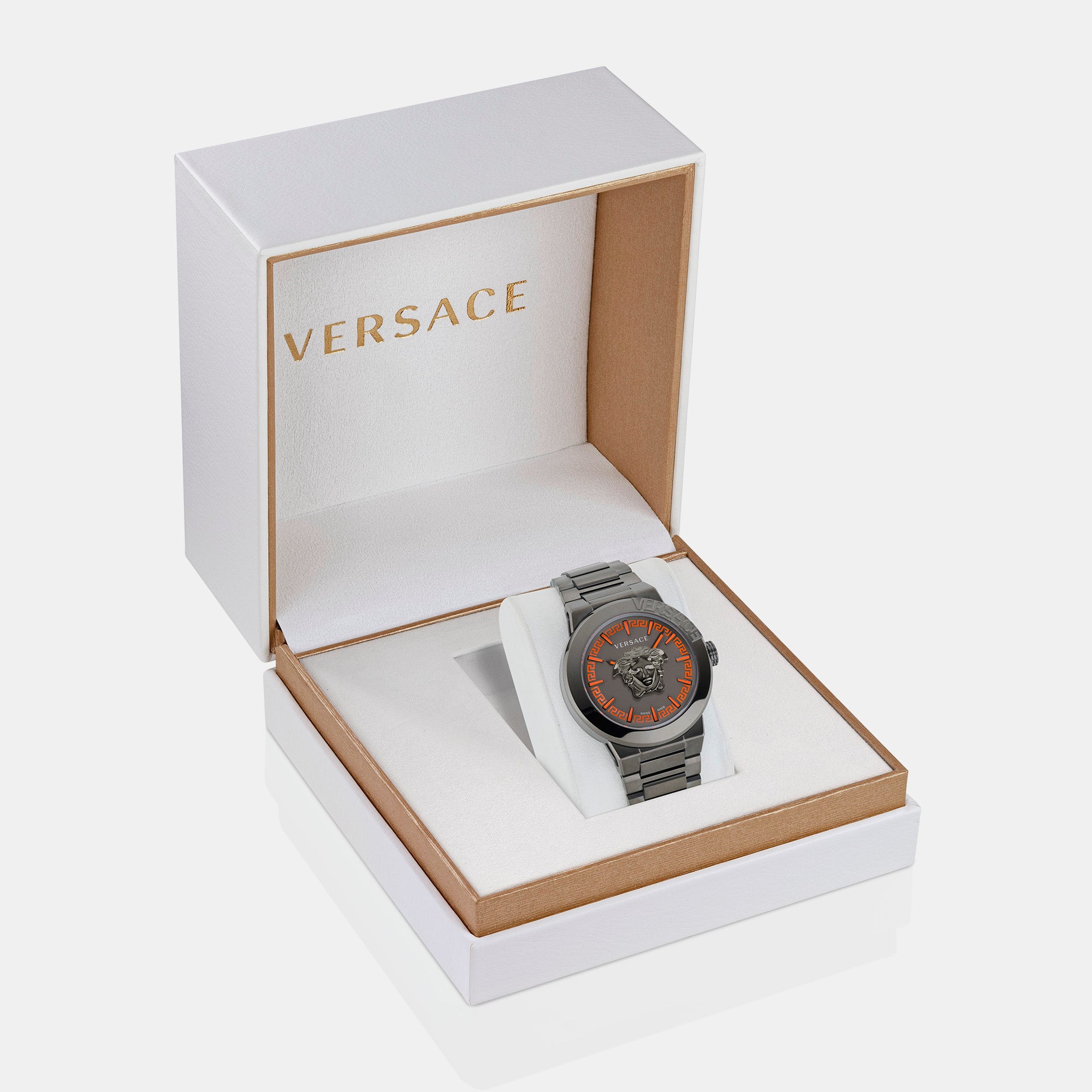 Versace Brass Round watch