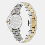 Greca Women Quartz White Dial Analog Stainless Steel Watch VE7F00423