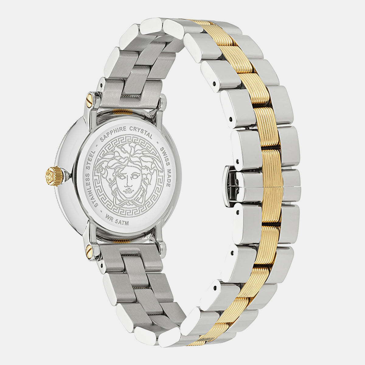 Greca Women Quartz Silver Dial Analog Stainless Steel Watch VE7F00423
