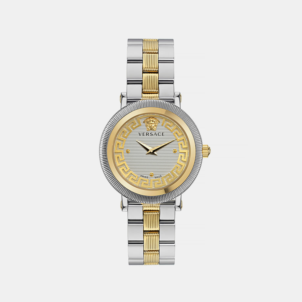 Versace Round White Analog watch