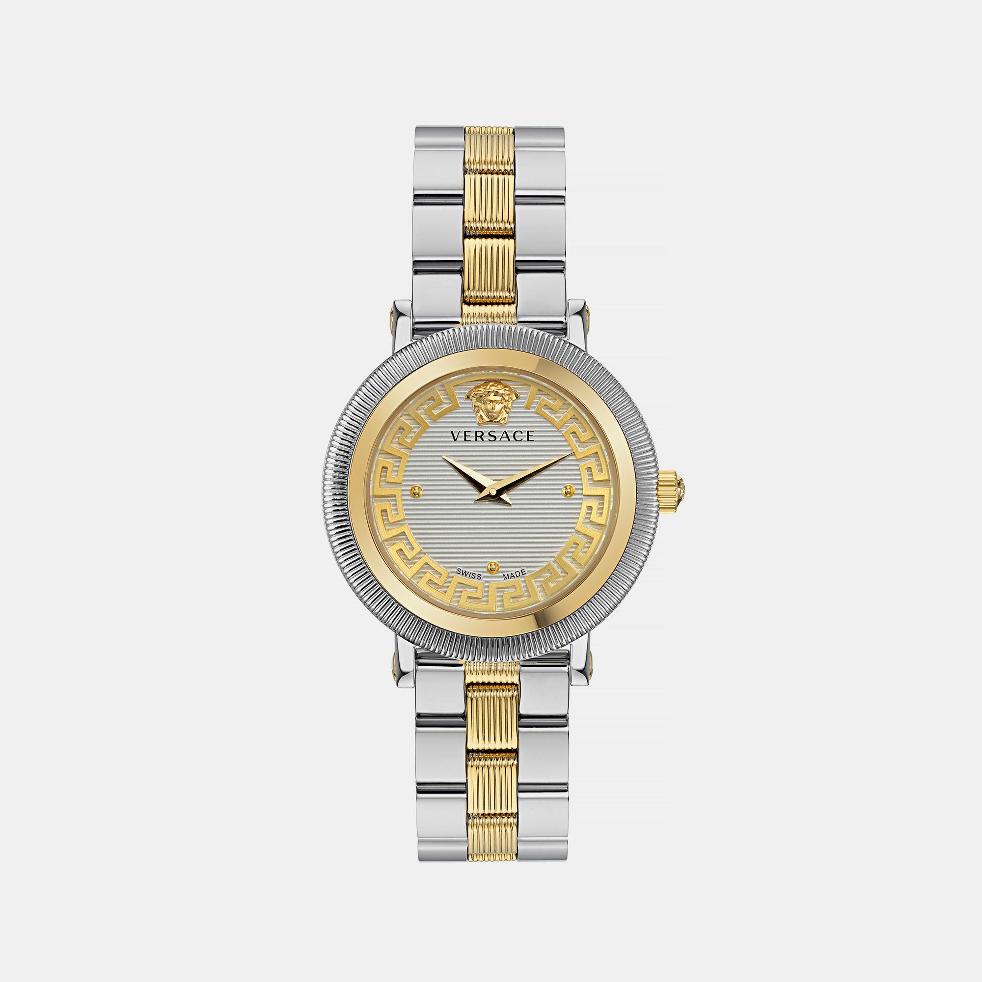 Versace Round White Analog watch