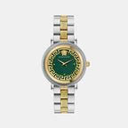 Versace Women Round Green watch
