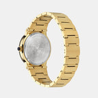 Greca Logo Moonphase Unisex Quartz Black Dial Analog Stainless Steel Watch VE7G00323