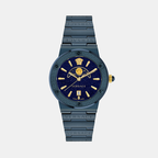 Versace Round Blue Analog watch