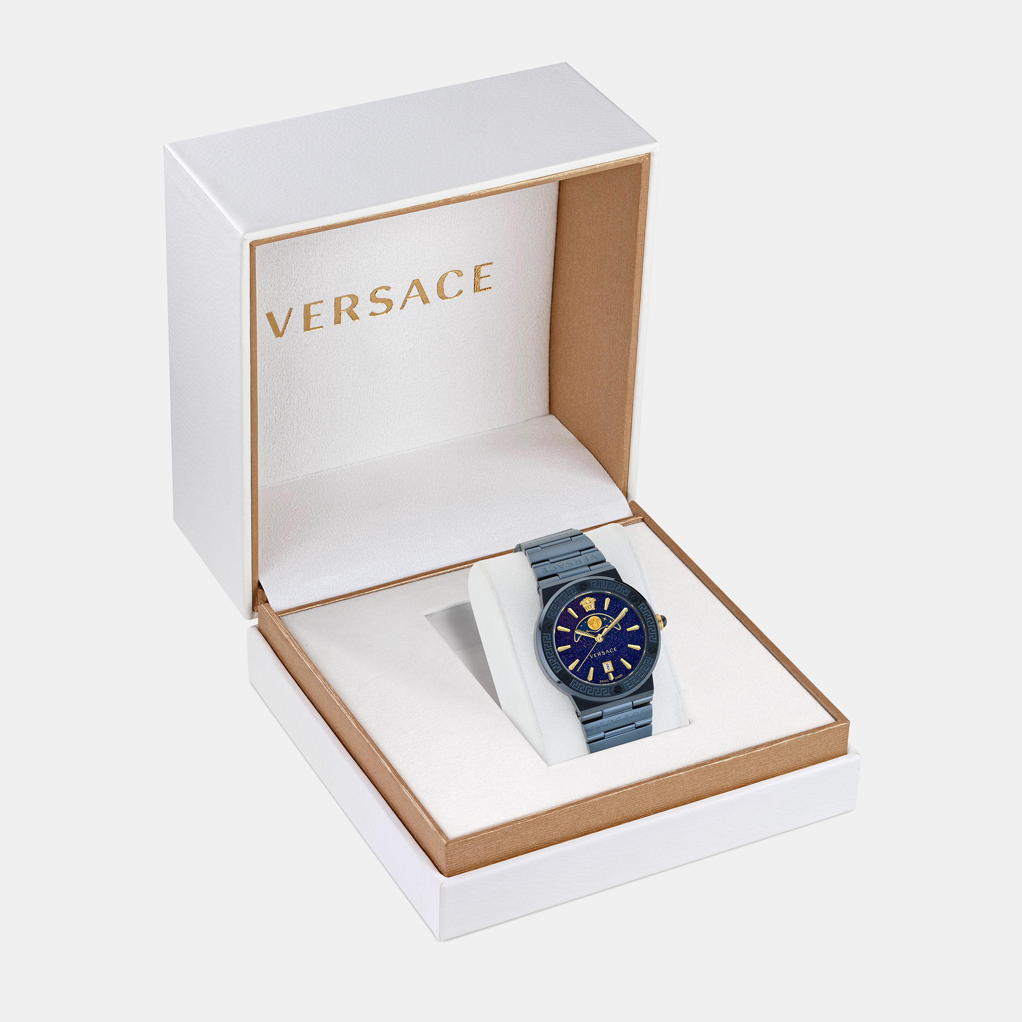 Versace Stainless Steel Round watch