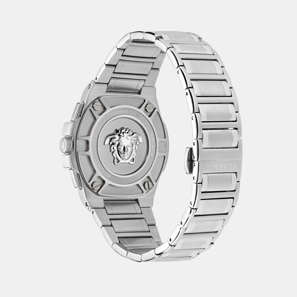 Greca Extreme Men Quartz Blue Dial Chronograph Stainless Steel Watch VE7H00423